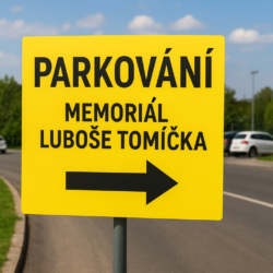 Parkování při Memoriálu Luboše Tomíčka